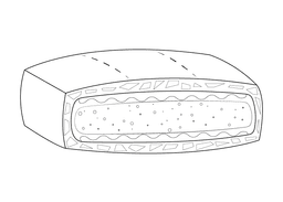 Low-maintenance fibre filling