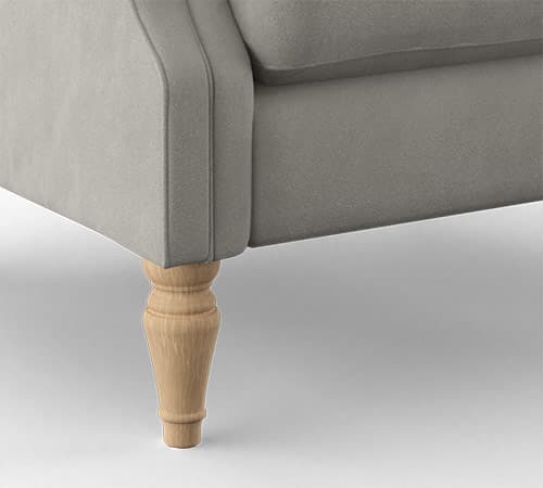 Beautifully turned feet