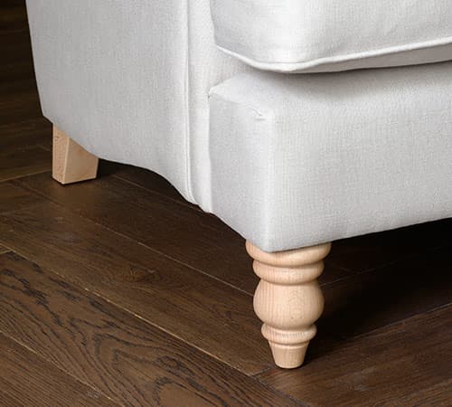 Beautifully turned feet