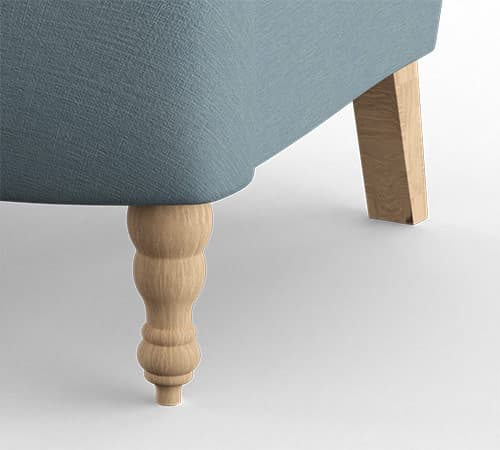 Beautifully turned feet