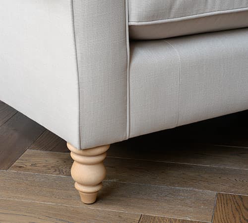 Beautifully turned feet